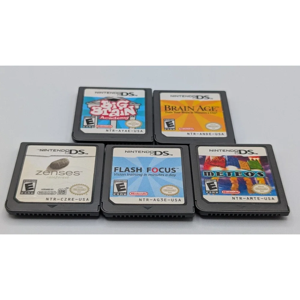 Nintendo DS Mind Games Based Games Mixed Lot of 5 Cartridges Only